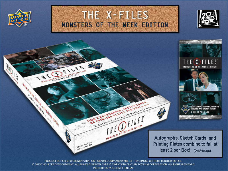 2024 Upper Deck The X-Files Monsters of the Week Edition Card Box