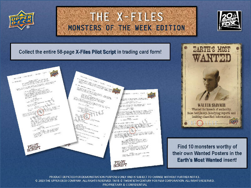 2024 Upper Deck The X-Files Monsters of the Week Edition Card Box