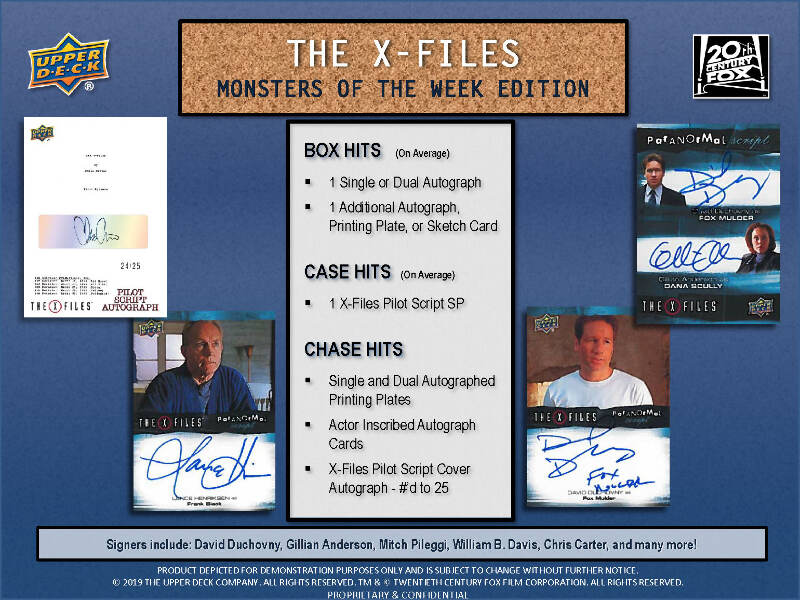 2024 Upper Deck The X-Files Monsters of the Week Edition Card Box