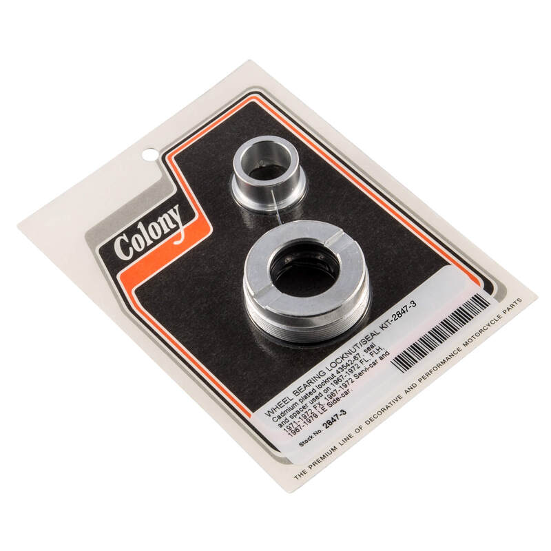 2847-3 Wheel Bearing Locknut Seal Kit CAD Harley FL FLH FX