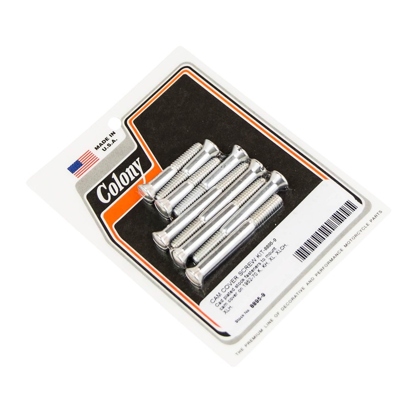 Colony #8895-9 Cam Cover Screw Kit 1952-1970 H-D K/KH/XL