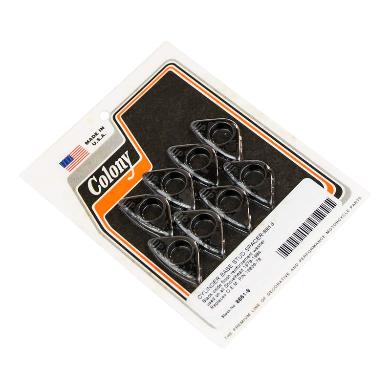 ベース VINTAGE FACE M-DI MONOSASHI 8861-8 Cylinder Base Stud Spacer 1978-84 Harey-Davidson Shovelhead