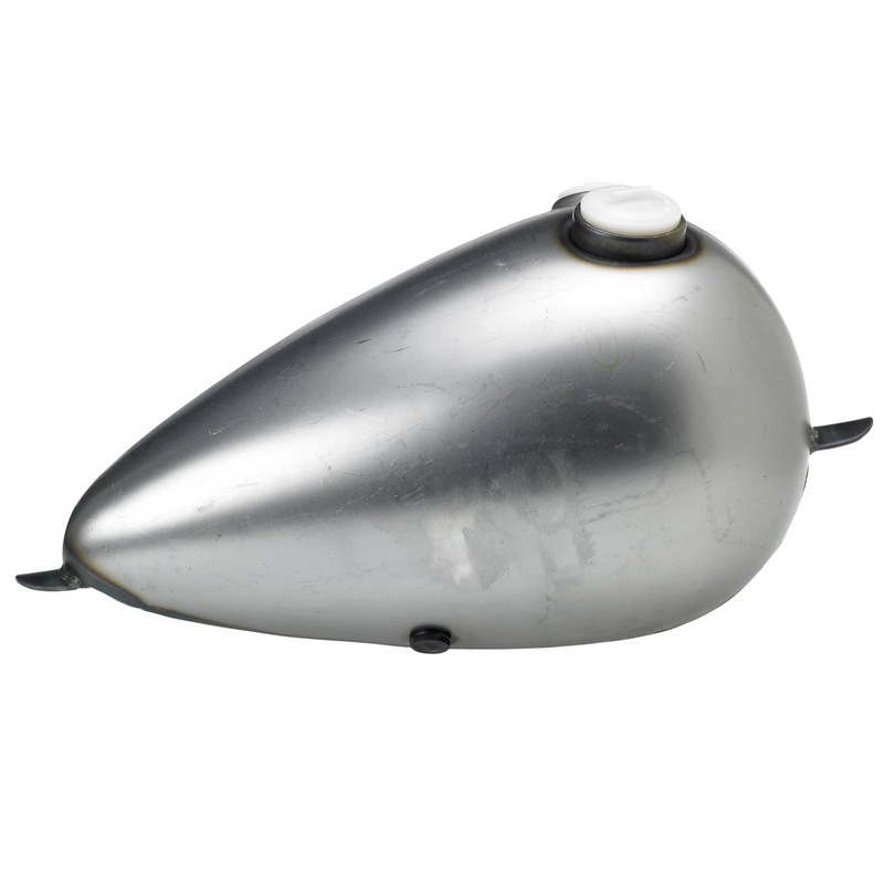 Axed Dual Cap Chopper Motorcycle Gas Tank 2.2 gal alien bobber