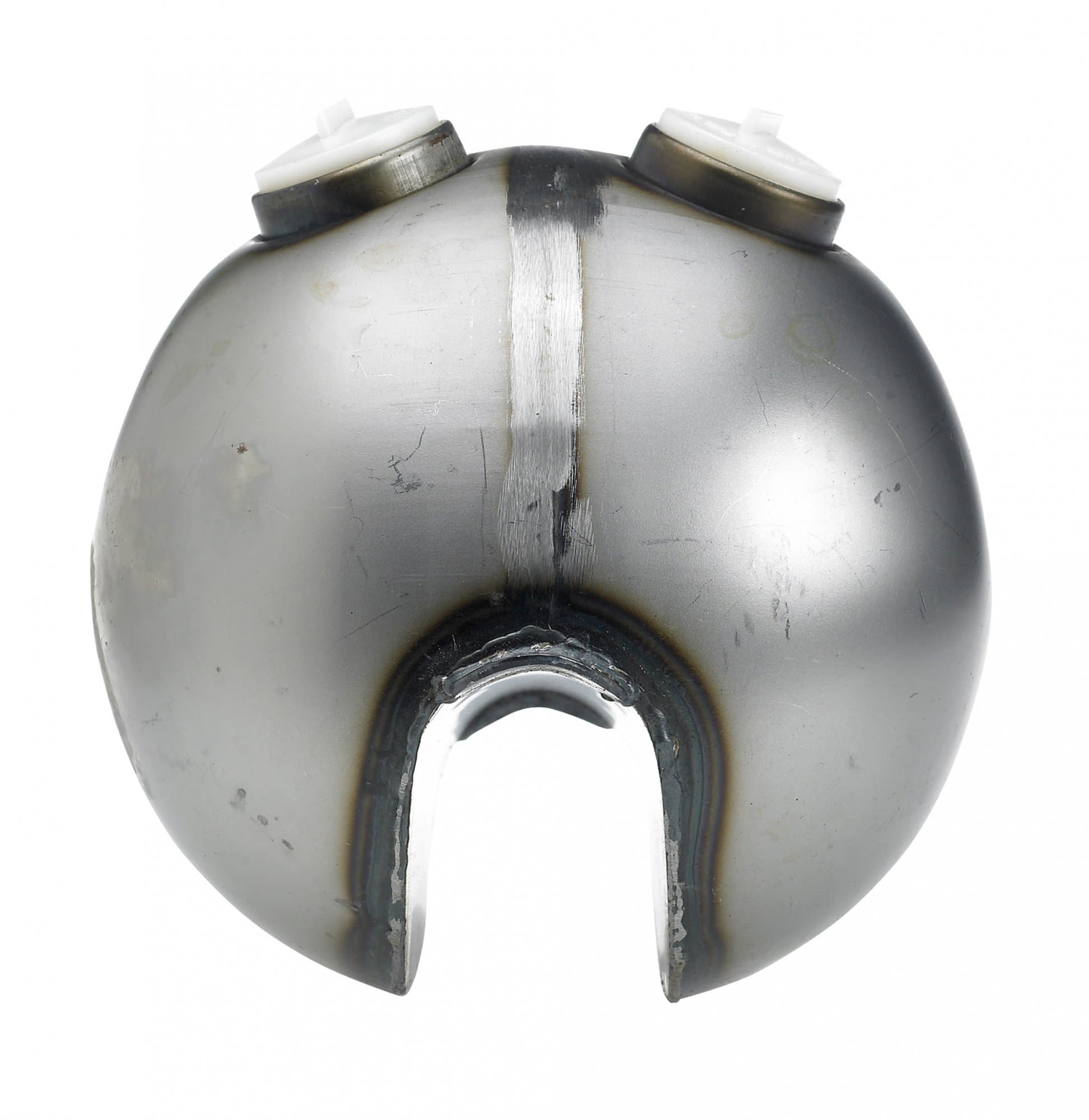 Axed Dual Cap Chopper Motorcycle Gas Tank 2.2 gal alien bobber