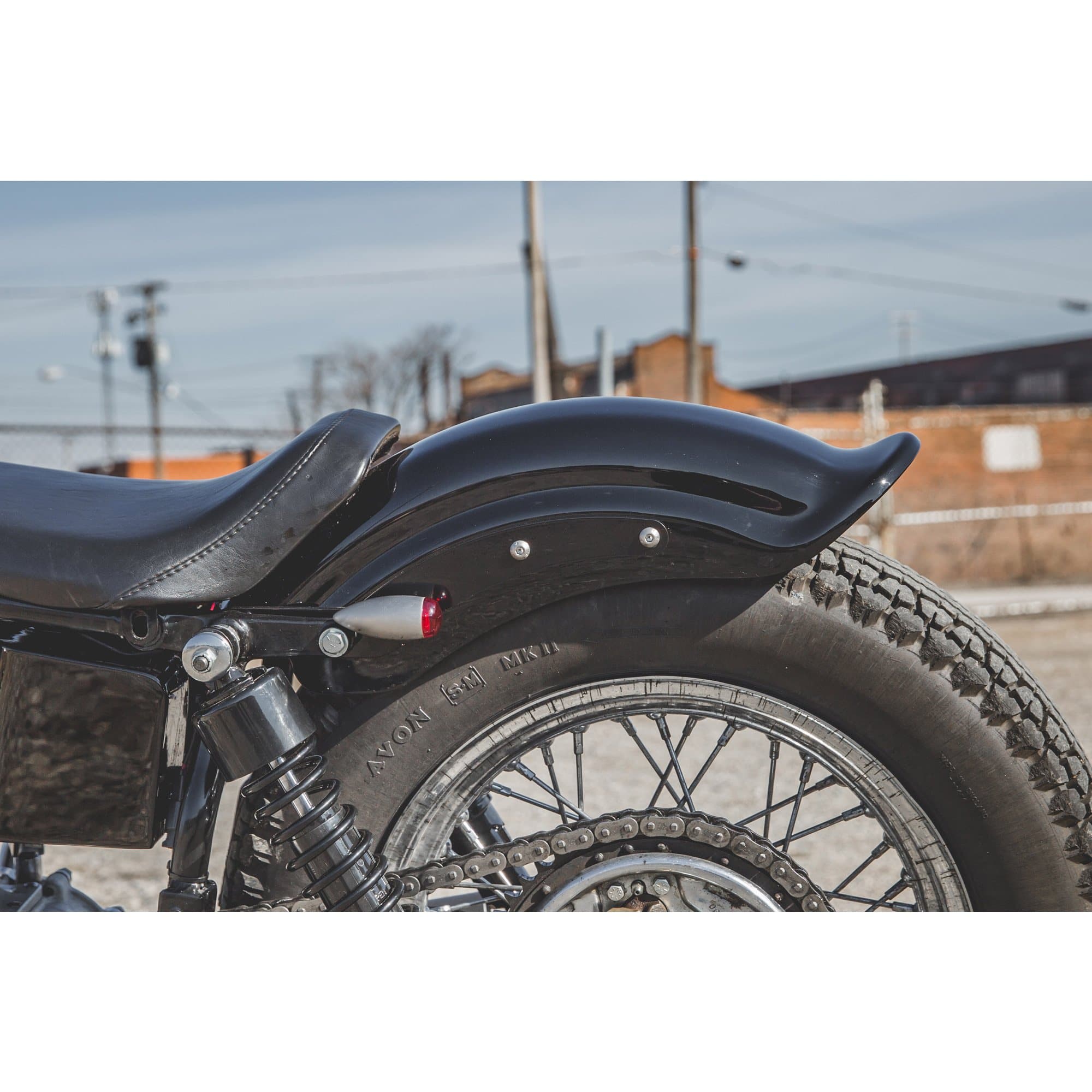 Lowbrow Customs Rogue Steel Rear Fender 58-84 Shovelhead