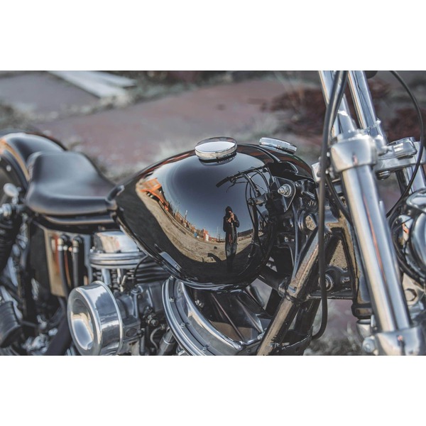 Lowbrow Customs WX Split Gas Tank 36-84 Harley Panhead Shovelhead