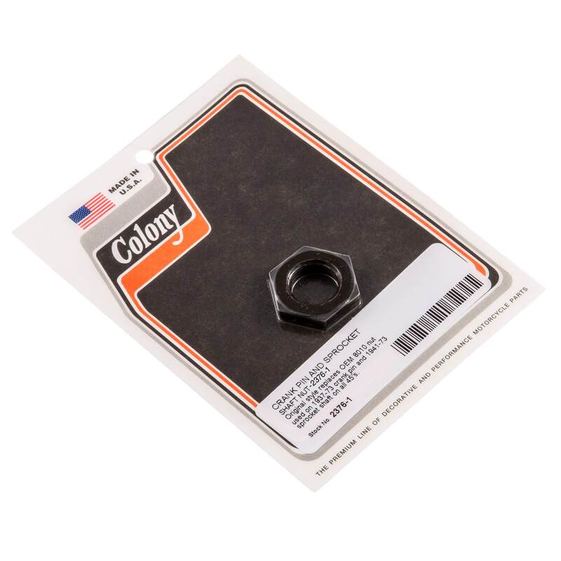 とん 2376-1 Crank Pin and Sprocket Shaft Nut Harley Part# 8010 Colony