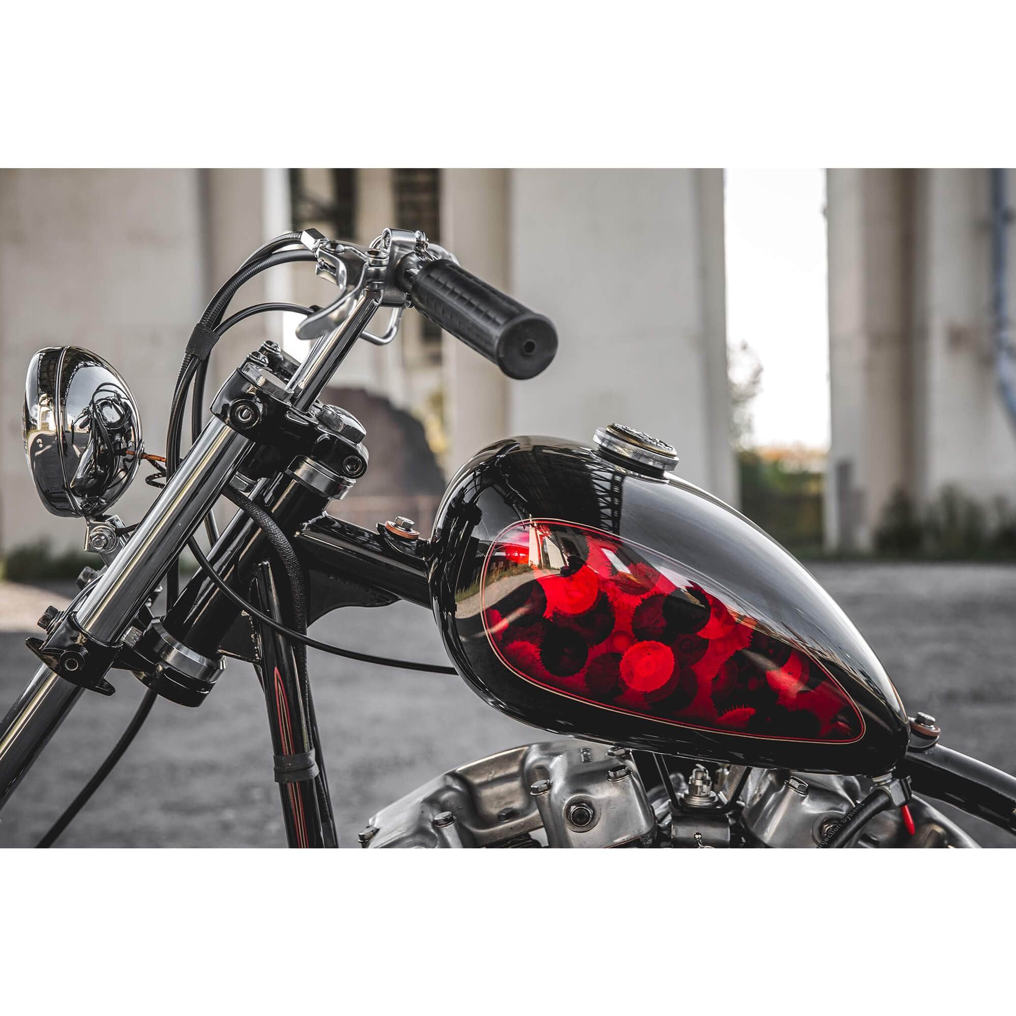 LOWBROW CUSTOMS エマージェンシー タンク ボトル Lowbrow Customs Mid Tunnel P-Nut Gas Tank peanut wassell