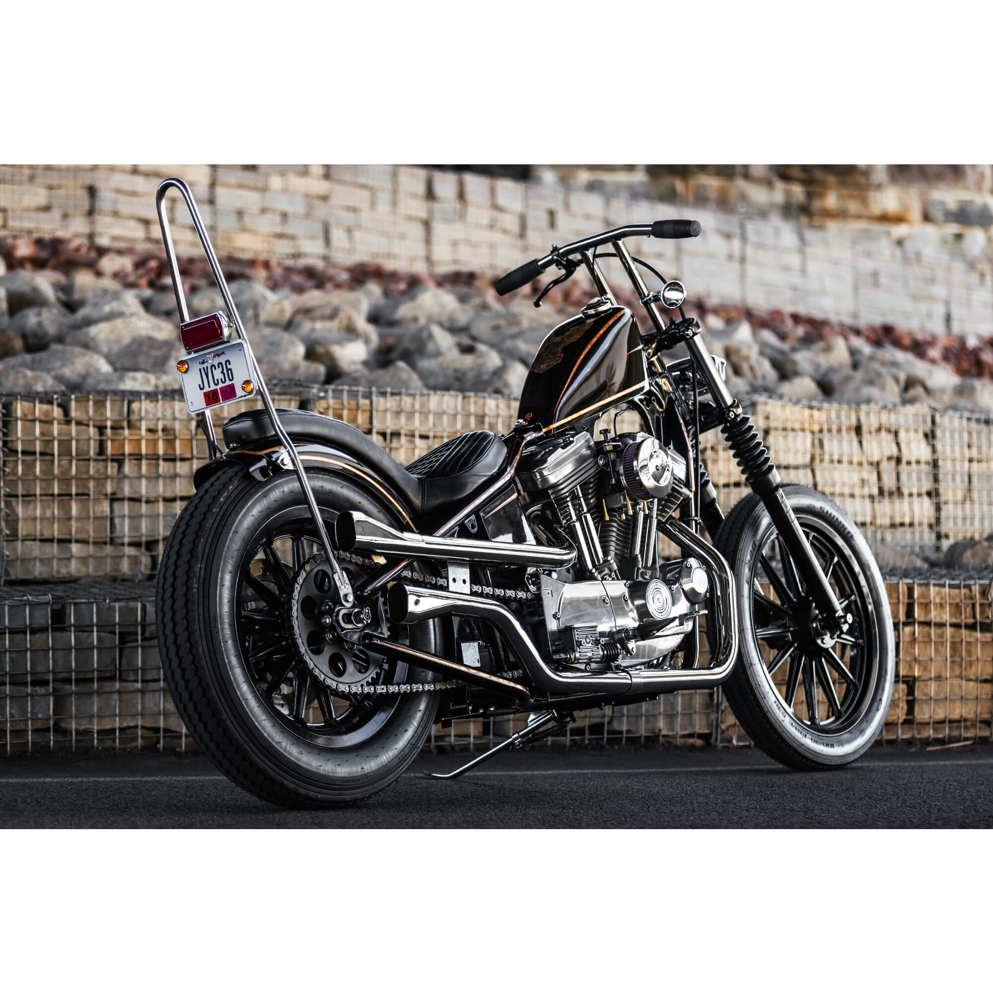 Gasbox Spun Steel 16 inch Rear Fender 001156 Harley chopper bobber