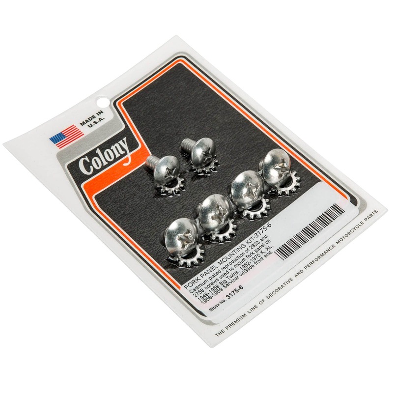 Colony 3175-6 Harley Colony Machine Kit De Montaje En Panel De