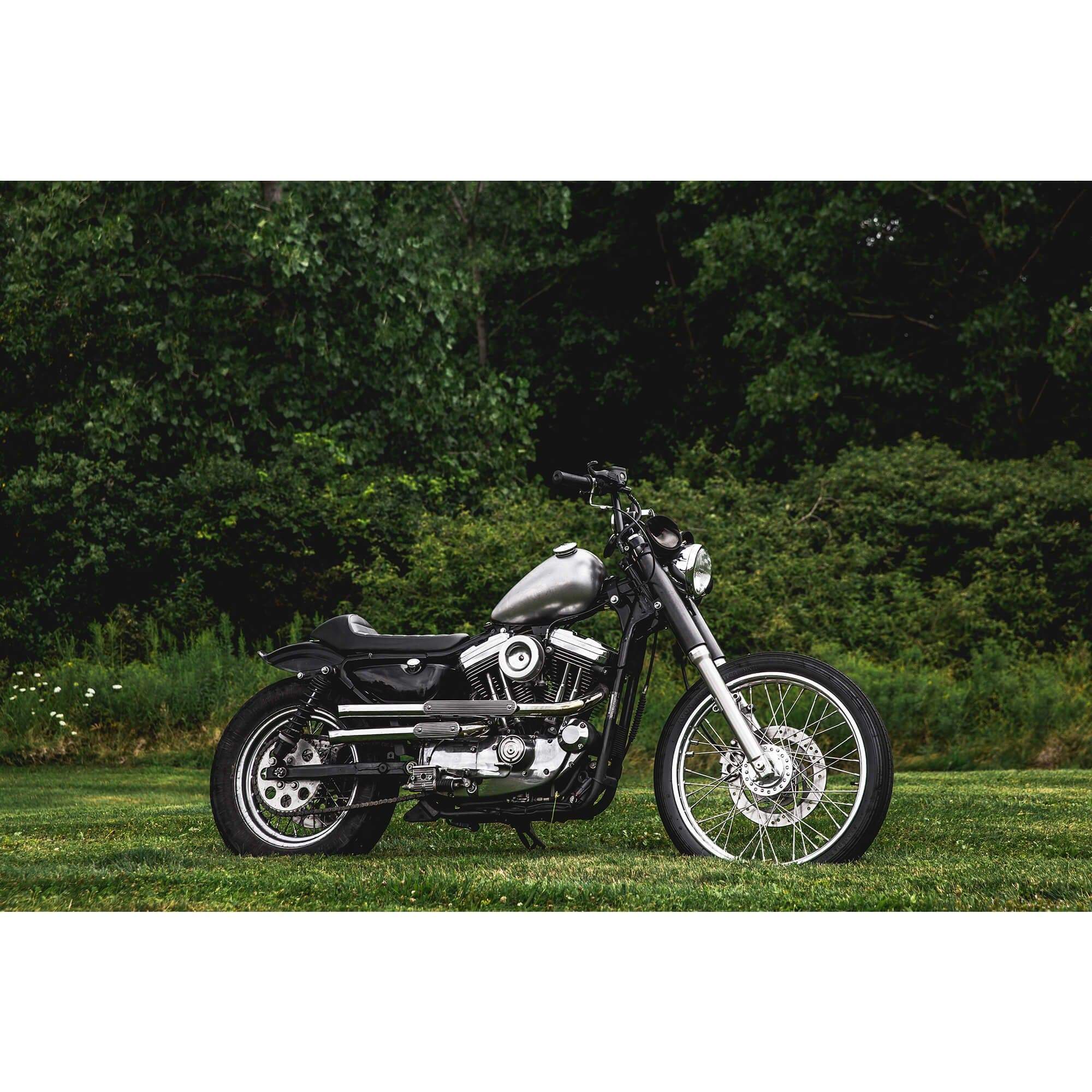 Lowbrow Customs Ovate Gas Tank 1.6 gal Narrow Axed chopper bobber