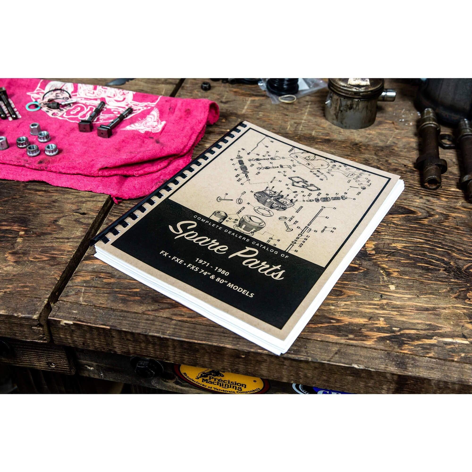 Spare Parts Book 1971-1980 Harley Davidson FX FXE FXS Shovelhead