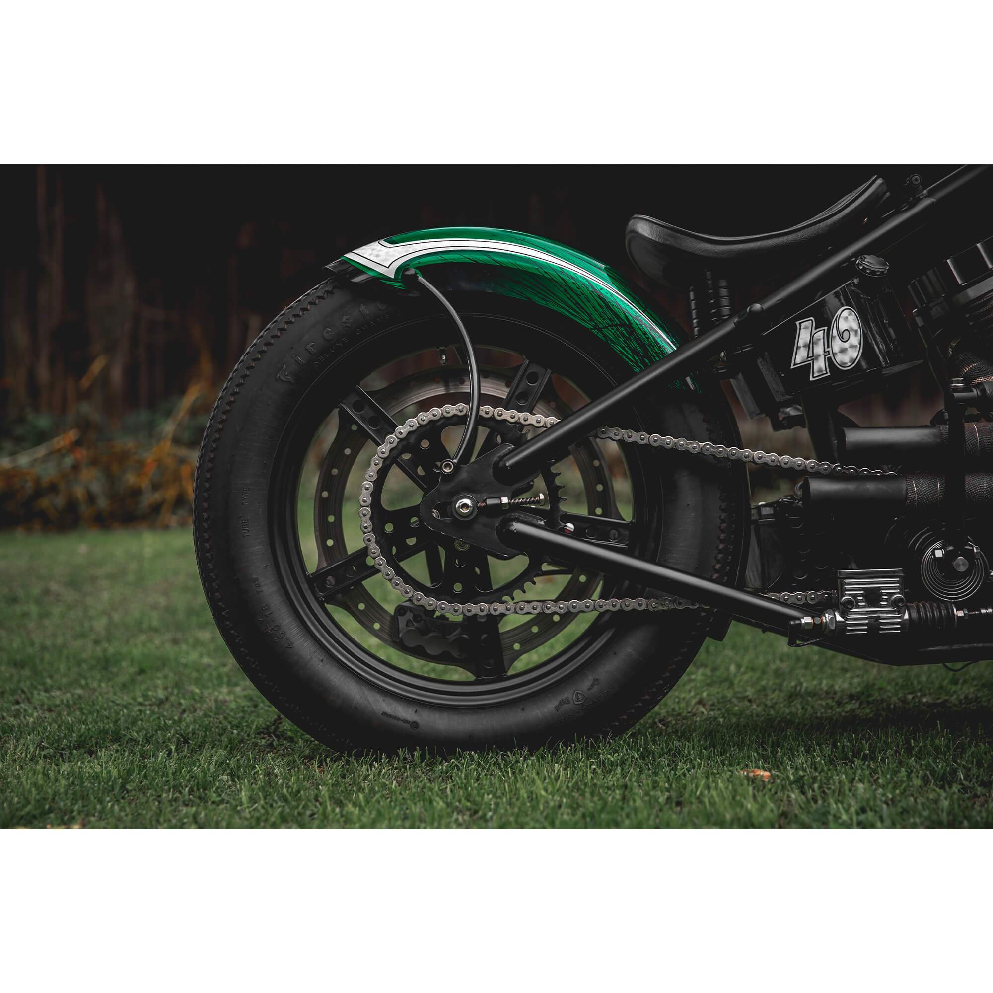 あなたFirestone CHANPION DELUXE 4.50 18 Coker Tire Firestone Deluxe Champion Motorcycle Tire 4.50-18