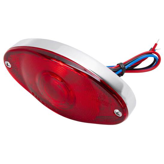 Cycle Standard Cat Eye LED Tail Light - Chrome | eBay