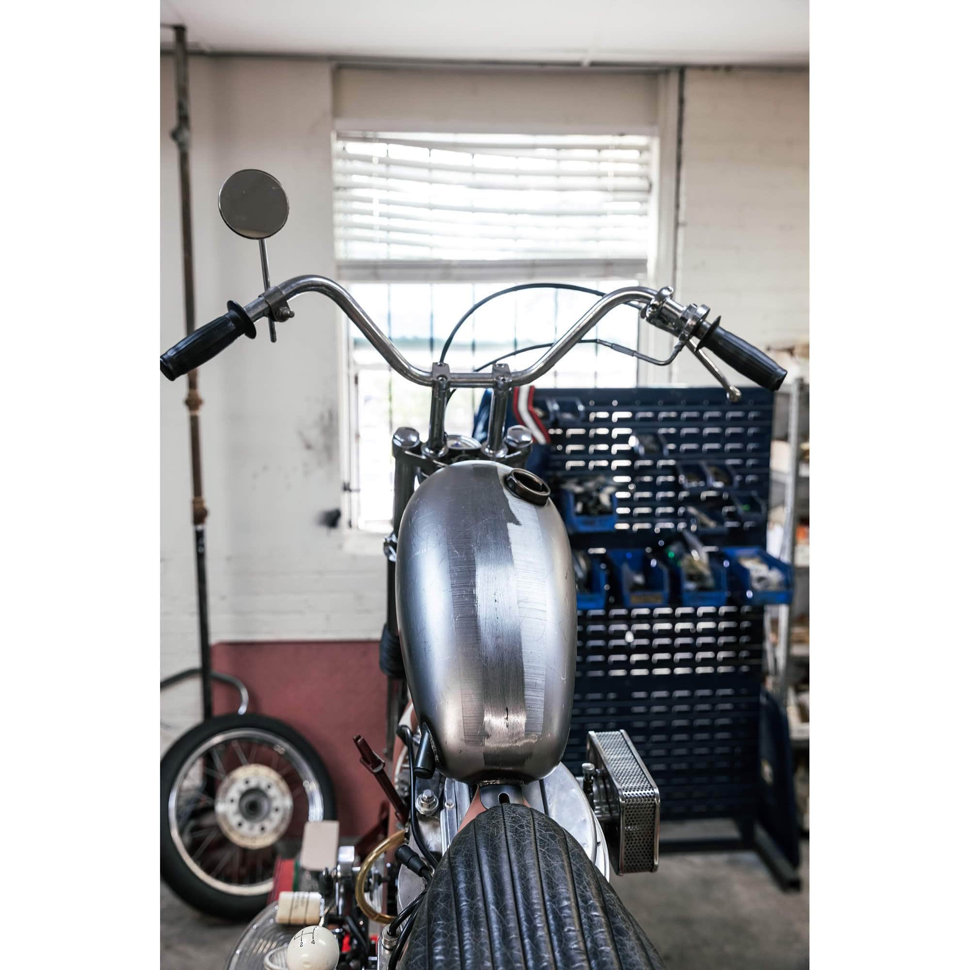 Lowbrow Customs Frisco Mount Banana Gas Tank - Shallow Tunnel | eBay
