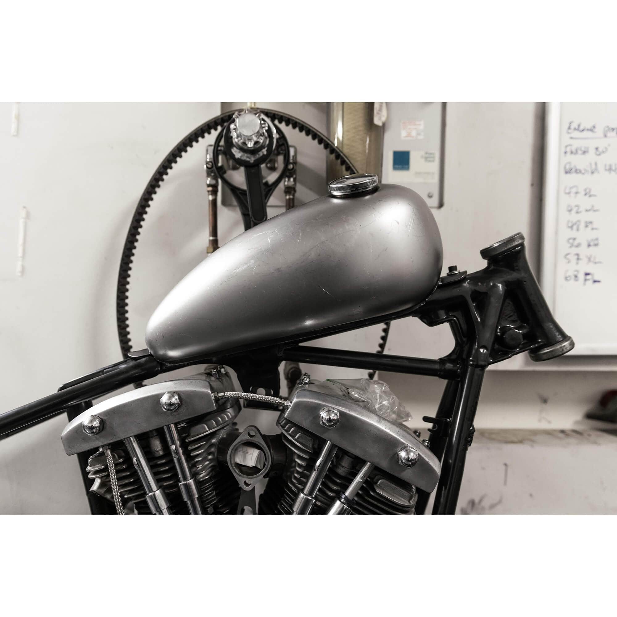 Lowbrow Customs Frisco Mount Banana Gas Tank - Shallow Tunnel | eBay