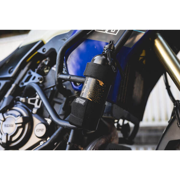 Lowbrow Customs Good Luck Fuel Reserve Bottle & Carrier motorcycle
