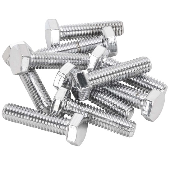 HHC-613 5/16-18 x 1-1/4 Hex Head Bolt - 10 Pack - Chrome Plated