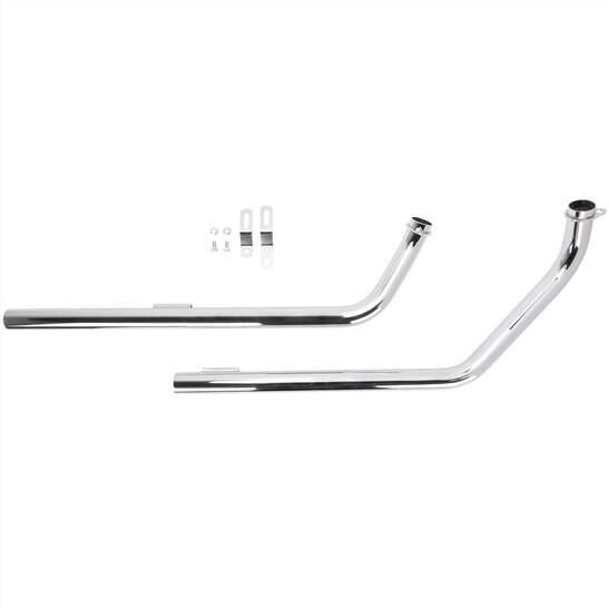 Gasbox Hi Lo Shotgun Exhaust Pipe Set 1970-1984 Harley-Davidson