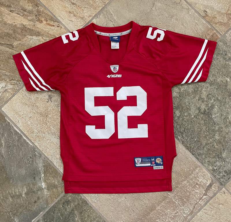 Patrick Willis #52 San Francisco 49ers Reebok Jersey On Field Size 54 Sewn  On