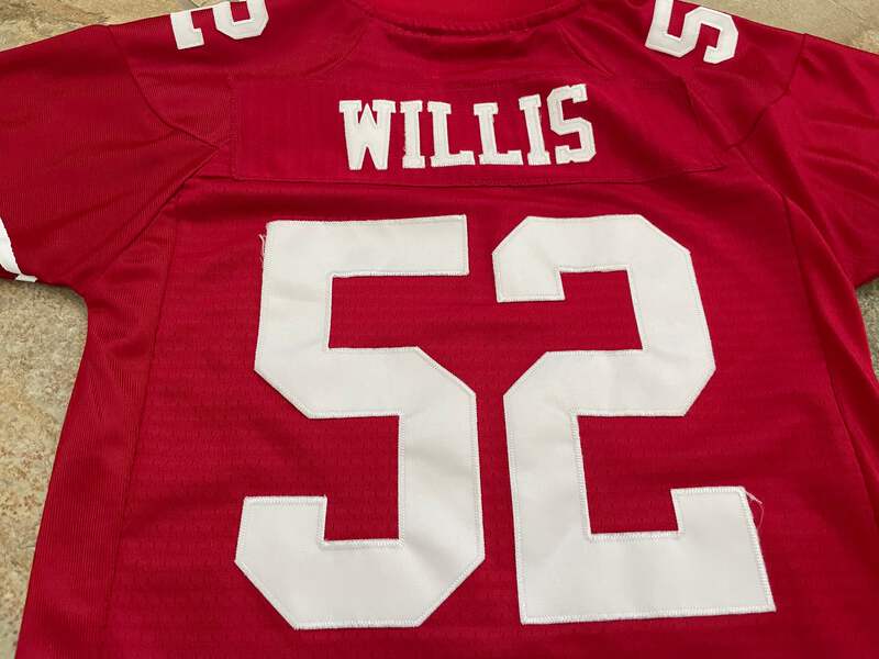 Patrick Willis #52 San Francisco 49ers Reebok Jersey On Field Size 54 Sewn  On